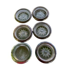 Vintage Silver Coasters